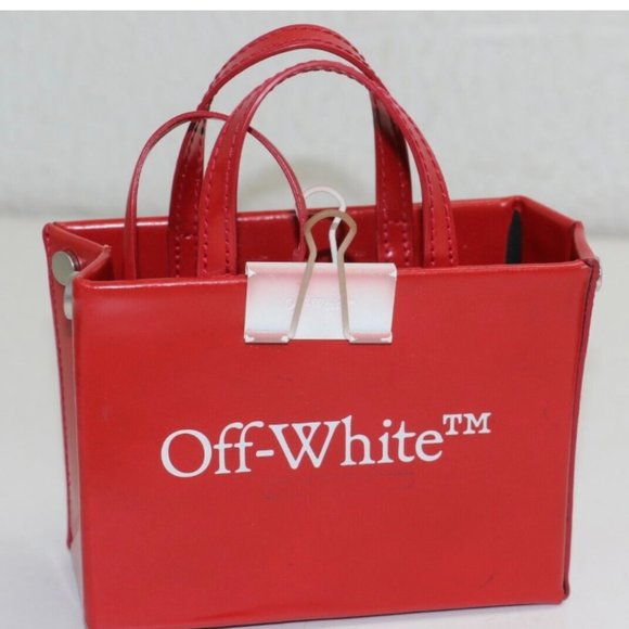 Leather Bag Off White Bag Box OFF-WHITE C/o VIRGIL ABLOH Red Box